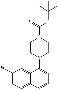 tert-butyl 4-(6-bromoquinolin-4-yl)piperazine-1-carboxylate