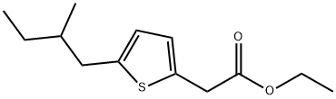 2-Thiopheneacetic acid, 5-(2-methylbutyl)-, ethyl ester