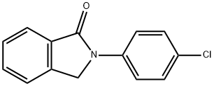 1H-Isoindol-1-one, 2-(4-chlorophenyl)-2,3-dihydro- Struktur