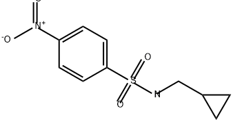 Benzenesulfonamide, N-(cyclopropylmethyl)-4-nitro- Struktur