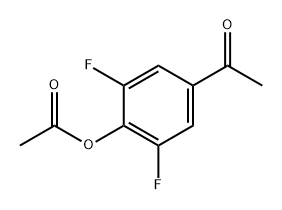 Ethanone, 1-[4-(acetyloxy)-3,5-difluorophenyl]- Struktur