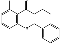 1-Butanone, 1-[2-fluoro-6-[(phenylmethyl)amino]phenyl]-