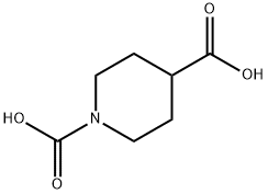 1,4-Piperidinedicarboxylic acid Struktur