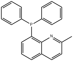 Quinoline, 8-(diphenylphosphino)-2-methyl- Struktur