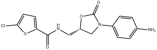 2-Thiophenecarboxamide, N-[[(5S)-3-(4-aminophenyl)-2-oxo-5-oxazolidinyl]methyl]-5-chloro-