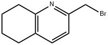 Quinoline, 2-(bromomethyl)-5,6,7,8-tetrahydro- Struktur