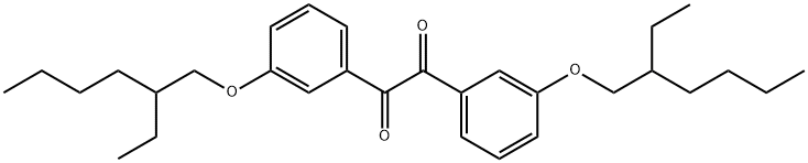 1,2-Bis(3-(2-ethylhexyloxy)phenyl)ethane-1,2-dione Structure