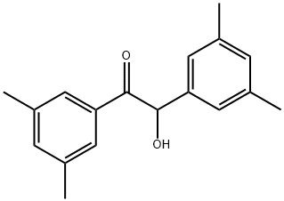 1,2-Bis(3,5-dimethylphenyl)-2-hydroxyethanone Struktur