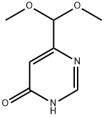 4(3H)-Pyrimidinone, 6-(dimethoxymethyl)- Struktur