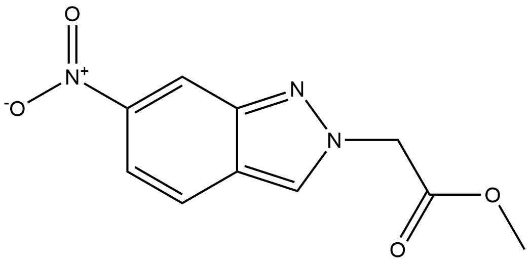 Methyl 6-nitro-2H-indazole-2-acetate Struktur