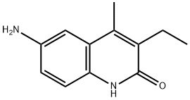 2(1H)-Quinolinone,6-amino-3-ethyl-4-methyl-(9CI) Struktur