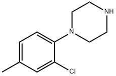 Piperazine, 1-(2-chloro-4-methylphenyl)- Struktur