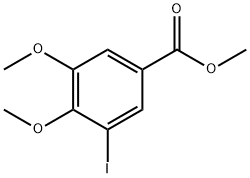 Benzoic acid, 3-iodo-4,5-dimethoxy-, methyl ester Struktur