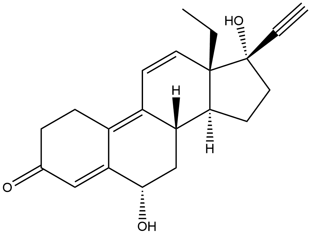 6β-Hydroxy Gestrinone Struktur