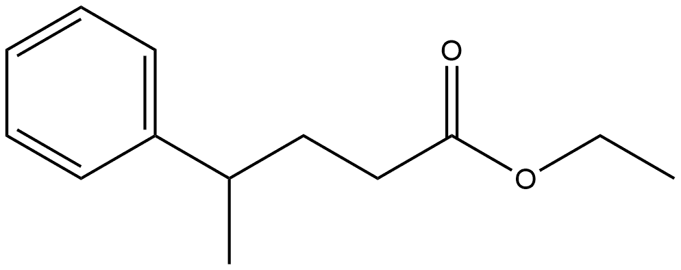 Benzenebutanoic acid, γ-methyl-, ethyl ester Struktur