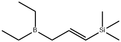 Borane, diethyl[(2E)-3-(trimethylsilyl)-2-propen-1-yl]- Struktur