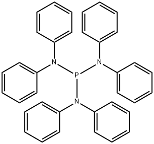 Phosphorous triamide, N,N,N',N',N'',N''-hexaphenyl- Struktur