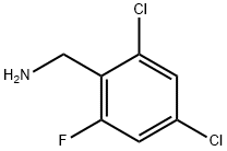 Benzenemethanamine, 2,4-dichloro-6-fluoro- Struktur