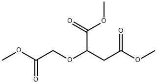 Butanedioic acid, 2-(2-methoxy-2-oxoethoxy)-, 1,4-dimethyl ester Struktur