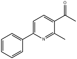 JR-6742, 1-(2-Methyl-6-phenylpyridin-3-yl)ethanone, 97% Struktur