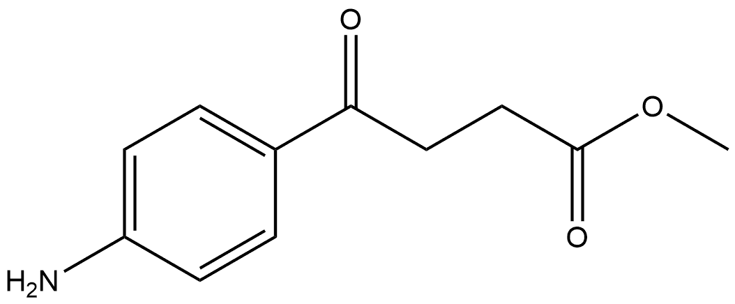 Benzenebutanoic acid, 4-amino-γ-oxo-, methyl ester Struktur