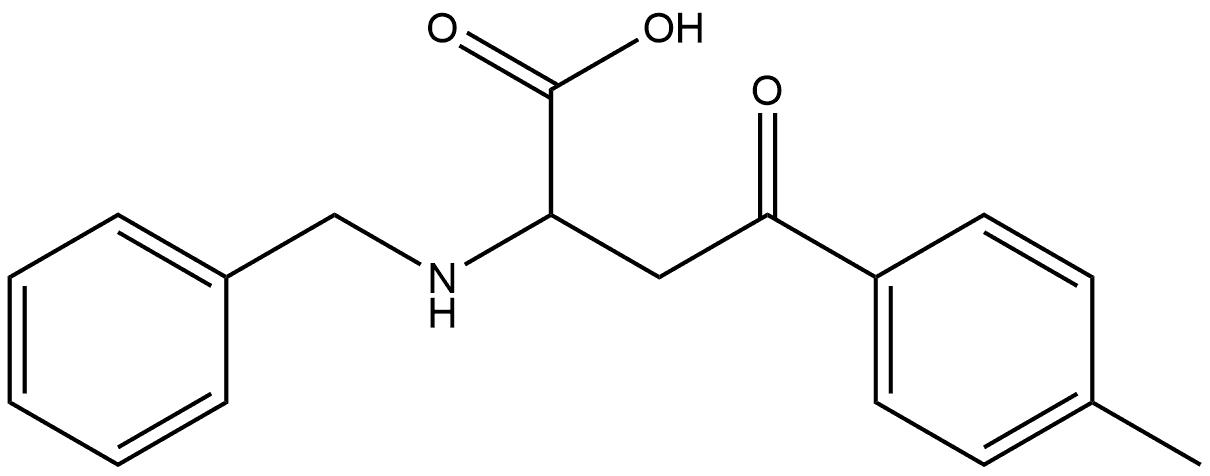 Benzenebutanoic acid, 4-methyl-γ-oxo-α-[(phenylmethyl)amino]-