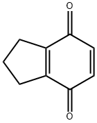 1H-Indene-4,7-dione, 2,3-dihydro- Struktur