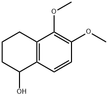 1-Naphthalenol, 1,2,3,4-tetrahydro-5,6-dimethoxy- Struktur