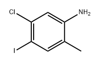 Benzenamine, 5-chloro-4-iodo-2-methyl- Struktur