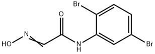 Acetamide, N-(2,5-dibromophenyl)-2-(hydroxyimino)- Struktur