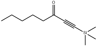 1-Octyn-3-one, 1-(trimethylsilyl)- Struktur