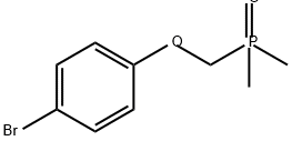 Phosphine oxide, [(4-bromophenoxy)methyl]dimethyl- Struktur