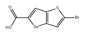 Selenolo[3,2-b]thiophene-5-carboxylic acid, 2-bromo- Struktur