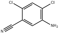 Benzonitrile, 5-amino-2,4-dichloro- Struktur