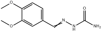 3,4-Dimethoxybenzaldehyde semicarbazone Struktur