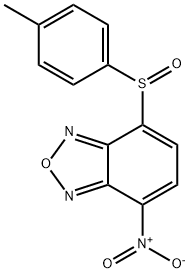 2,1,3-Benzoxadiazole, 4-[(4-methylphenyl)sulfinyl]-7-nitro- Struktur