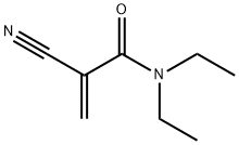 2-Propenamide, 2-cyano-N,N-diethyl- Struktur