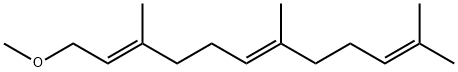 2,6,10-Dodecatriene, 1-methoxy-3,7,11-trimethyl-, (2E,6E)- Struktur