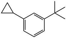 1-(tert-Butyl)-3-cyclopropylbenzene Struktur