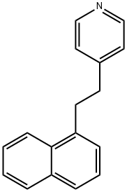 4-[2-(naphthalen-1-yl)ethyl]pyridine Struktur