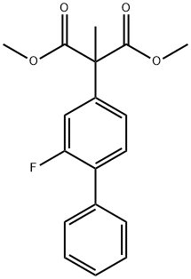 Propanedioic acid, 2-(2-fluoro[1,1'-biphenyl]-4-yl)-2-methyl-, 1,3-dimethyl ester