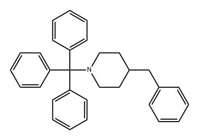 Piperidine, 4-(phenylmethyl)-1-(triphenylmethyl)-