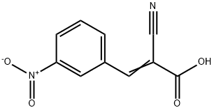 2-Propenoic acid, 2-cyano-3-(3-nitrophenyl)-