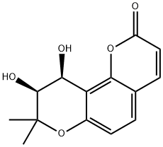 (-)-順式-白花前胡內(nèi)酯, 54712-23-1, 結(jié)構(gòu)式