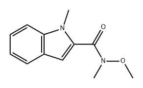 1H-Indole-2-carboxamide, N-methoxy-N,1-dimethyl- Struktur