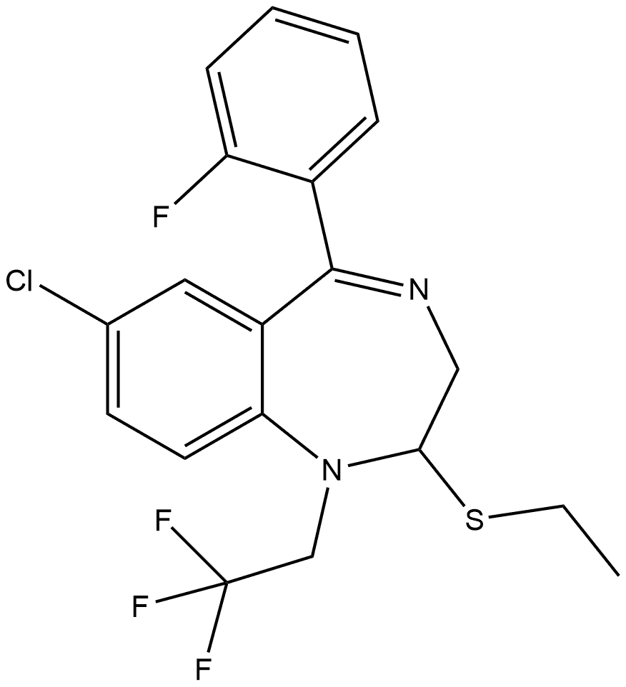 Quazepam Impurity 5 Struktur