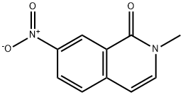 2-methyl-7-nitroisoquinolin-1(2H)-one Struktur