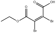 2-Butenedioic acid, 2,3-dibromo-, monoethyl ester, (Z)- (9CI)