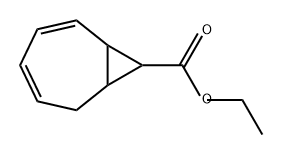 Bicyclo[5.1.0]octa-2,4-diene-8-carboxylic acid, ethyl ester Struktur