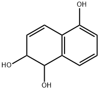 1,2,5-Naphthalenetriol, 1,2-dihydro- Struktur